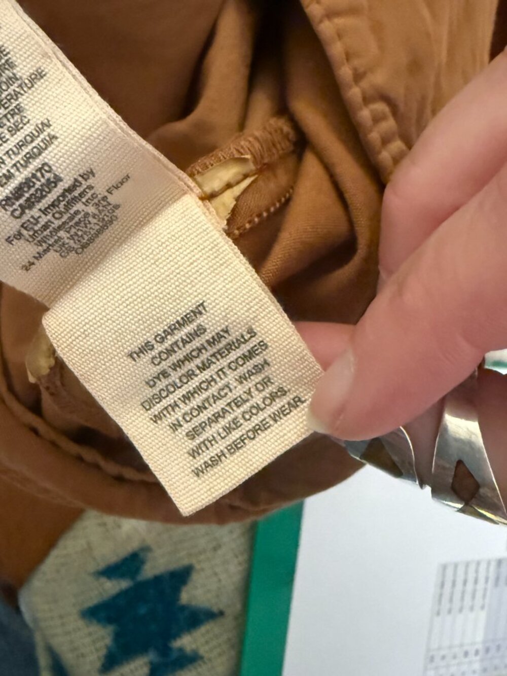 New Free People Brown Cargo Pocket Relaxed Pants 2 NWT - Picture 9 of 10